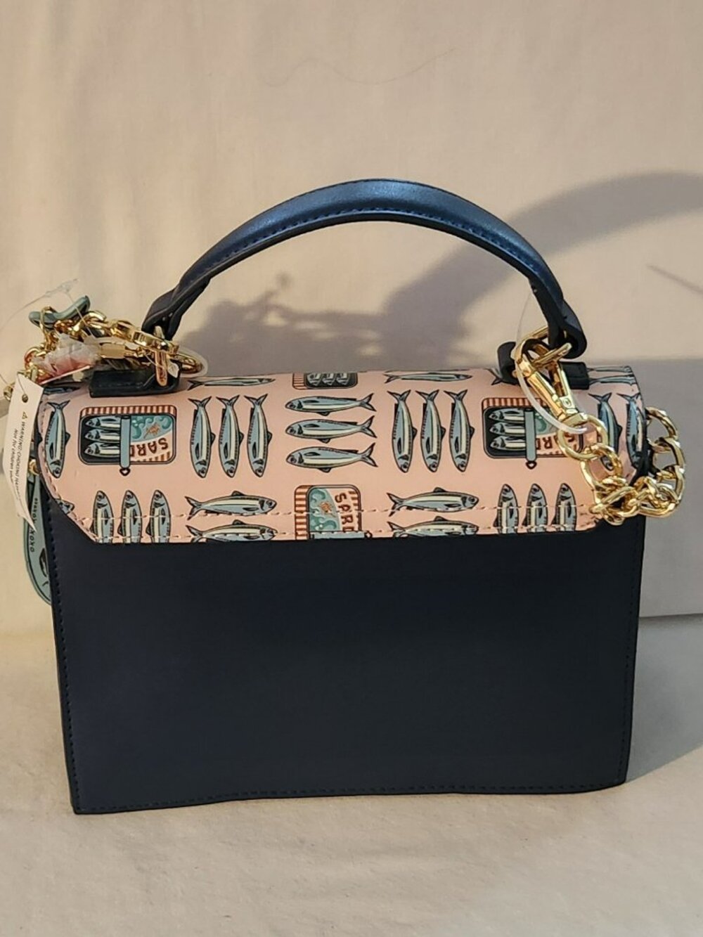 Betsey Johnson convertible crossbody purse sardine fishy NWT - Picture 2 of 6